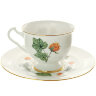 Чашка с блюдцем чайная форма Айседора рисунок Морошка ИФЗ